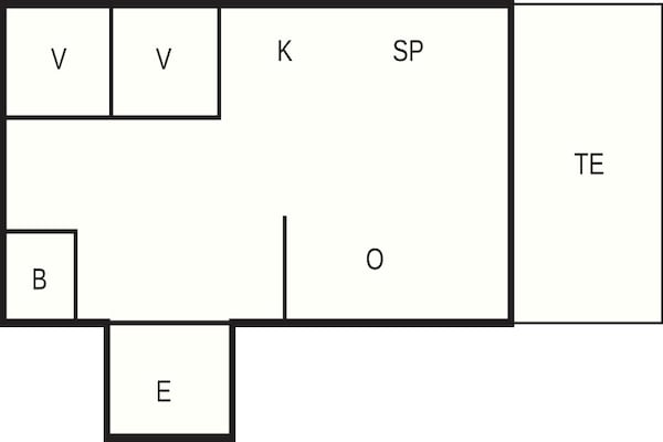 Foto van Rustig vakantiehuisje aan het meer van Gopen - Vakantiehuis in SÅGMYRA - FloorPlan