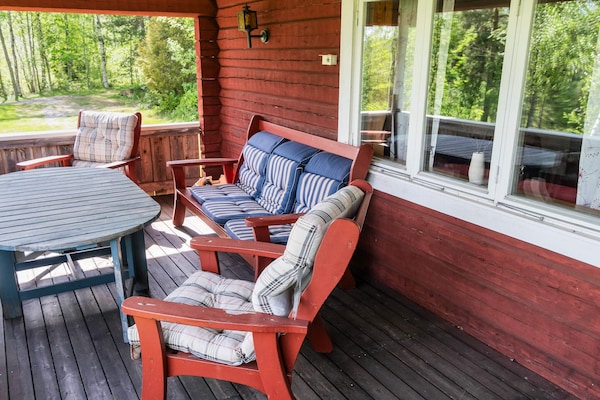 Foto van Rustig vakantiehuisje aan het meer van Gopen - Vakantiehuis in SÅGMYRA - Outdoor