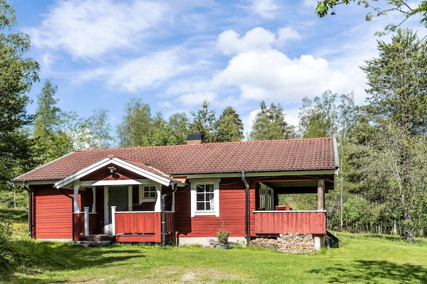 Foto van Rustig vakantiehuisje aan het meer van Gopen - Vakantiehuis in SÅGMYRA - Outdoor
