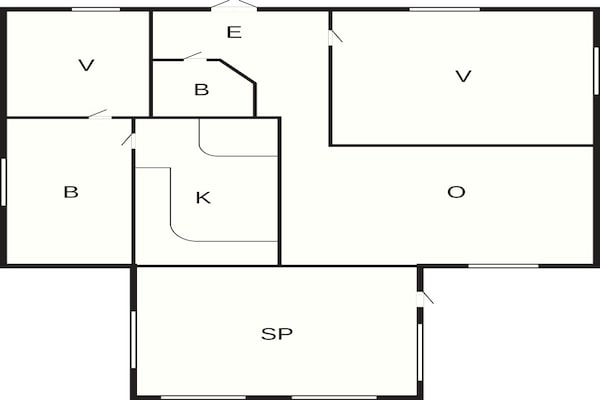 Foto van Vakantieappartement op Lilla Askeron - Vakantiehuis in ASKERÖN - FloorPlan