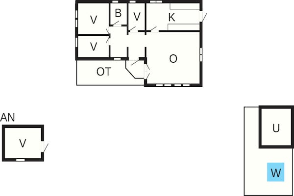 Foto van Gezellig zomerverblijf in Graddo - Vakantiehuis in Gräddö - FloorPlan