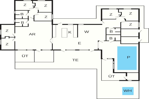 Foto van 5 sterren vakantie huis in Bogense - Vakantiehuis in Bogense - FloorPlan