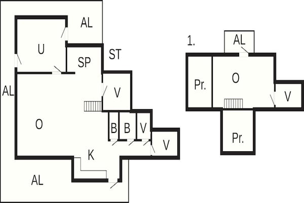 Foto van Vakantiehuis vlakbij zandstrand - Vakantiehuis in MELLBYSTRAND - FloorPlan