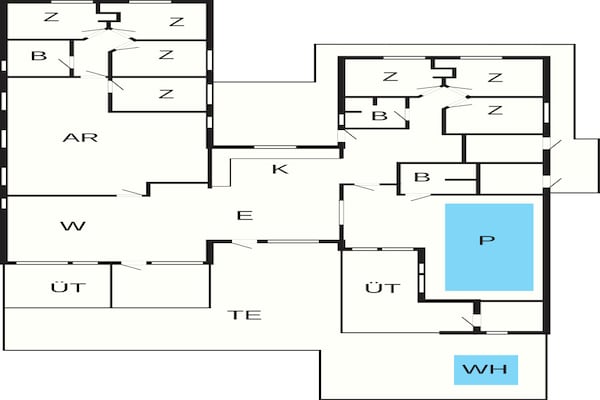 Foto van 5 sterren vakantie huis in Bogense - Vakantiehuis in Bogense - FloorPlan