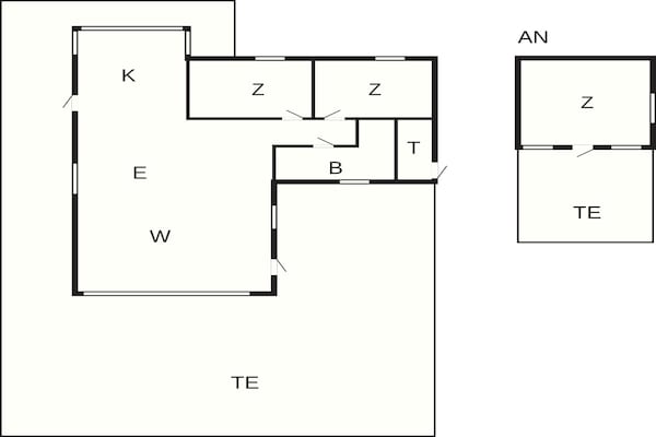 Foto van 4 sterren vakantie huis in Hadsund - Vakantiehuis in Hadsund - FloorPlan