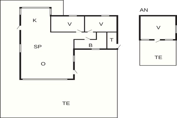 Foto van 4 sterren vakantie huis in Hadsund - Vakantiehuis in Hadsund - FloorPlan