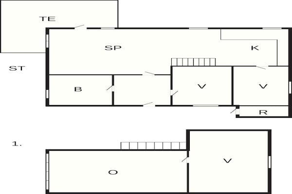 Foto van 5 sterren vakantie huis in Farsø - Vakantiehuis in Farsø - FloorPlan
