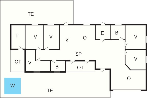 Foto van 5 sterren vakantie huis in Hadsund - Vakantiehuis in Hadsund - FloorPlan