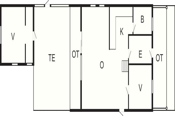 Foto van 4 sterren vakantie huis in Karrebæksminde - Vakantiehuis in Karrebæksminde - FloorPlan