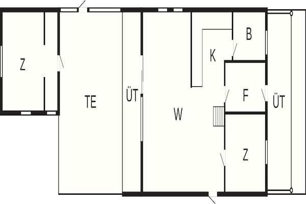 Foto van 4 sterren vakantie huis in Karrebæksminde - Vakantiehuis in Karrebæksminde - FloorPlan