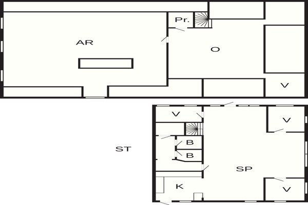 Foto van Luxe vakantiehuis in Henne - Vakantiehuis in Henne - FloorPlan