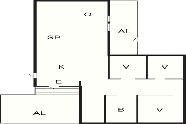 Foto van Gezellig vakantiehuis aan zee in Grankullavik - Vakantiehuis in Byxelkrok - FloorPlan