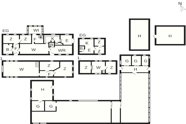 Foto van 4 sterren vakantie huis in Hornsyld - Vakantiehuis in Hornsyld - FloorPlan