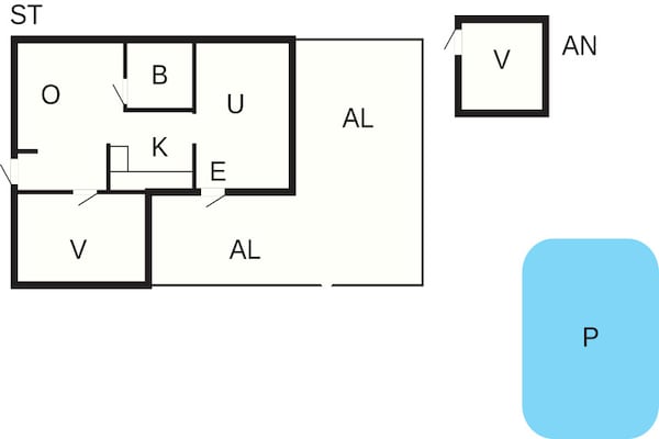Foto van 4 sterren vakantie huis in HÖLLVIKEN - Vakantiehuis in HÖLLVIKEN - FloorPlan