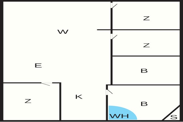Foto van 4 sterren vakantie huis in Tarm - Vakantiehuis in Tarm - FloorPlan