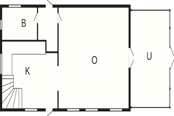 Foto van 4 sterren vakantie huis in Humlebæk - Vakantiehuis in Humlebæk - FloorPlan