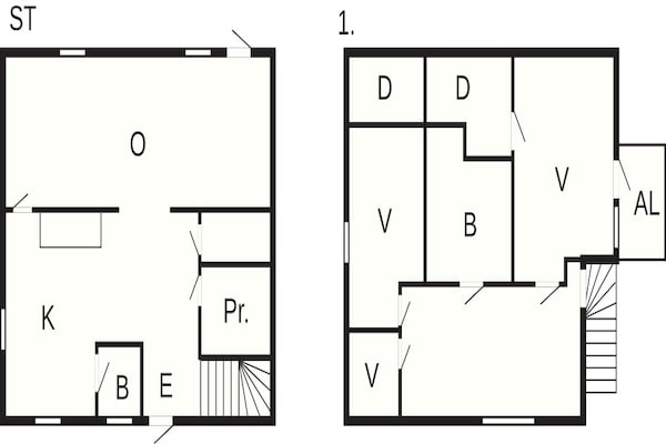 Foto van 4 sterren vakantie huis in VISBY - Vakantiehuis in VISBY - FloorPlan