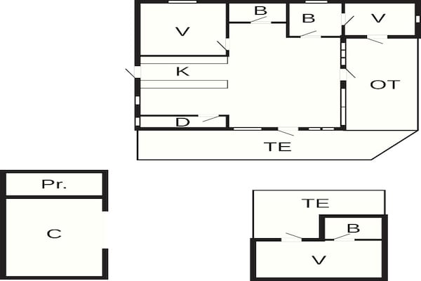Foto van 4 sterren vakantie huis in Hals - Vakantiehuis in Hals - FloorPlan