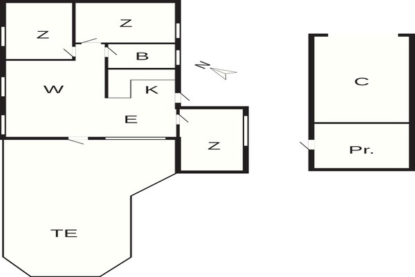 Foto van 6 Personen vakantie huis in Højby - Vakantiehuis in Højby - FloorPlan