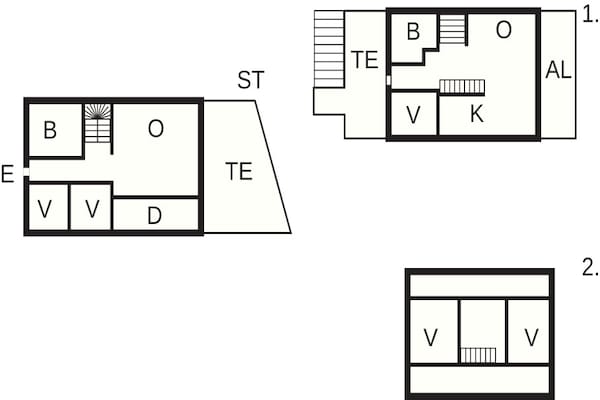 Foto van 8 Personen vakantie huis in Urangsvåg - Vakantiehuis in Urangsvåg - FloorPlan