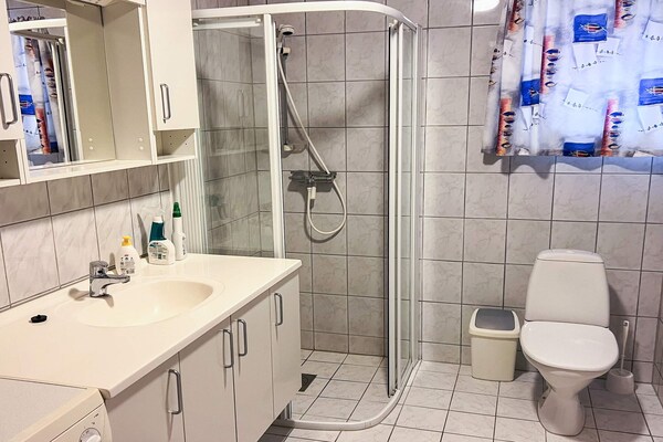 Foto van Zeezicht met boten en vissen - Vakantiehuis in Brekstad - Indoor
