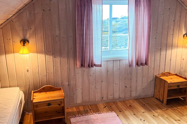 Foto van Zeezicht met boten en vissen - Vakantiehuis in Brekstad - Indoor