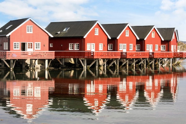 Foto van Zeezicht met boten en vissen - Vakantiehuis in Brekstad - Outdoor