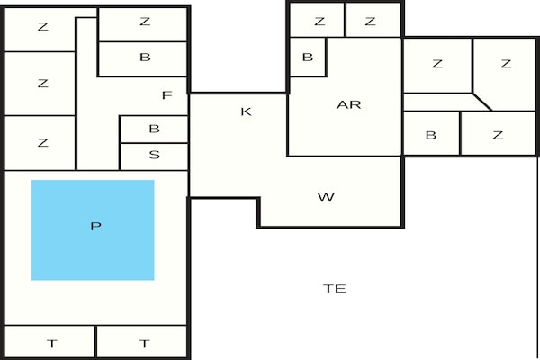 Foto van 5 sterren vakantie huis in Jerup - Vakantiehuis in Jerup - FloorPlan