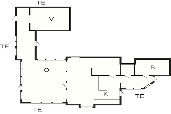 Foto van 6 Personen vakantie huis in Stege - Vakantiehuis in Stege - FloorPlan