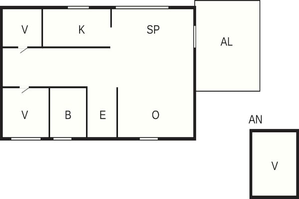 Foto van 7 Personen vakantie huis in KIL - Vakantiehuis in KIL - FloorPlan