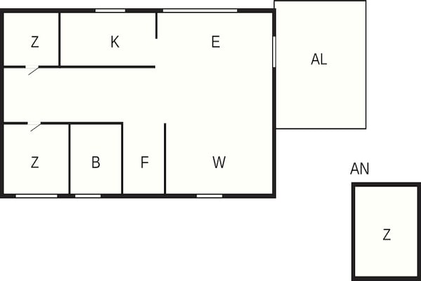 Foto van 7 Personen vakantie huis in KIL - Vakantiehuis in KIL - FloorPlan