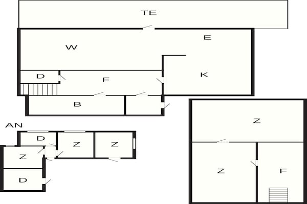 Foto van 4 sterren vakantie huis in SKJEBERG - Vakantiehuis in SKJEBERG - FloorPlan
