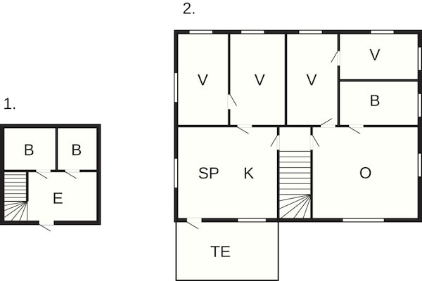Foto van 8 Personen vakantie huis in Mølnarodden - Vakantiehuis in Mølnarodden - FloorPlan