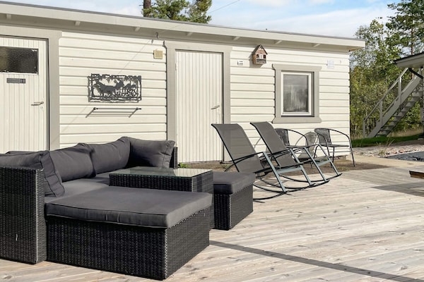 Foto van Villa in de archipel met zwembad en terras - Vakantiehuis in GAMLEBY - Outdoor