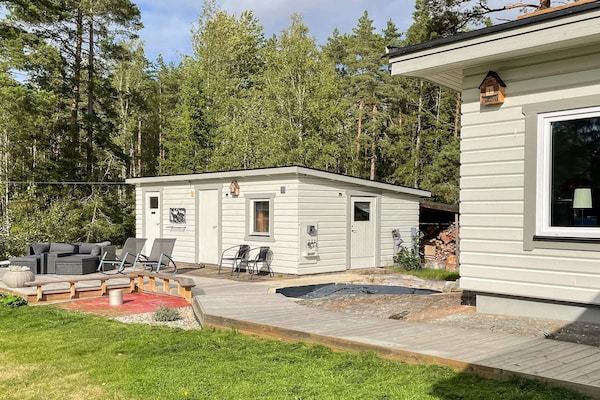 Foto van Villa in de archipel met zwembad en terras - Vakantiehuis in GAMLEBY - Outdoor