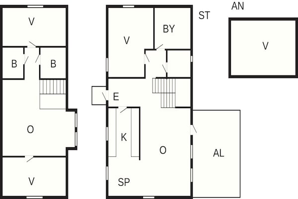 Foto van 5 sterren vakantie huis in Löderup - Vakantiehuis in Löderup - FloorPlan