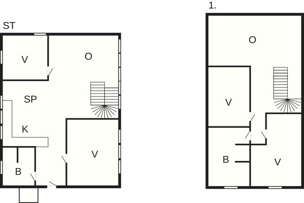 Foto van 4 sterren vakantie huis in Højer - Vakantiehuis in Højer - FloorPlan