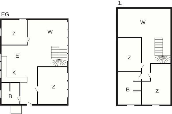 Foto van 4 sterren vakantie huis in Højer - Vakantiehuis in Højer - FloorPlan