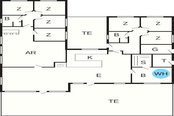 Foto van Luxe vakantieverblijf in Blavand - Vakantiehuis in Blåvand - FloorPlan