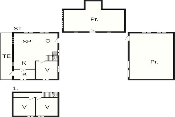 Foto van 4 sterren vakantie huis in Ranum - Vakantiehuis in Ranum - FloorPlan