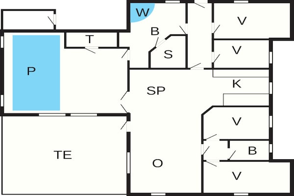 Foto van 12 persoons vakantie huis in Vestervig-By Traum - Vakantiehuis in Vestervig - FloorPlan