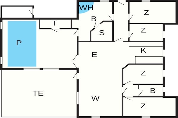 Foto van 12 persoons vakantie huis in Vestervig-By Traum - Vakantiehuis in Vestervig - FloorPlan