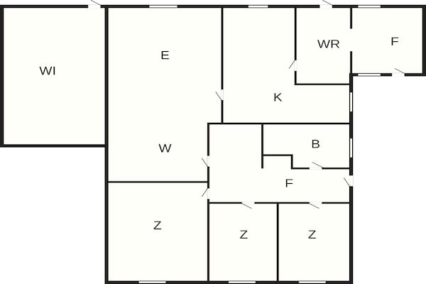 Foto van 6 Personen vakantie huis in Lemvig - Vakantiehuis in Lemvig - FloorPlan