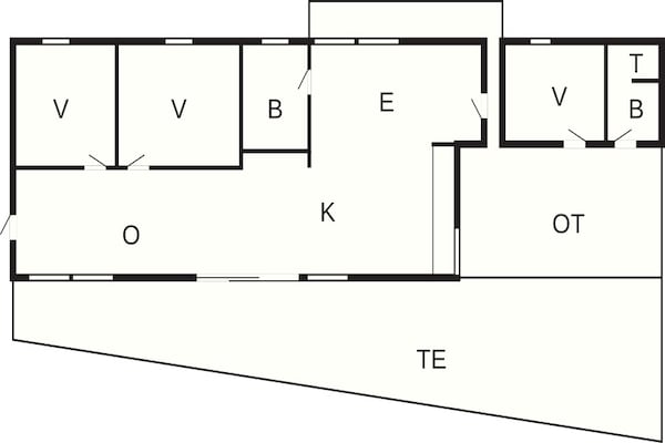 Foto van 5 sterren vakantie huis in Engesvang - Vakantiehuis in Engesvang - FloorPlan