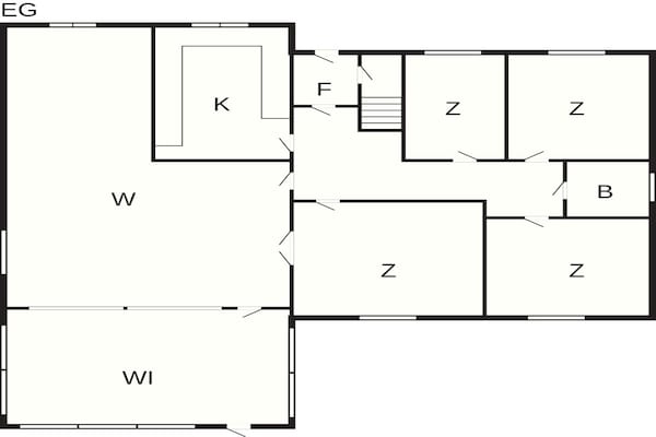 Foto van 8 Personen vakantie huis in Nordborg - Vakantiehuis in Nordborg - FloorPlan