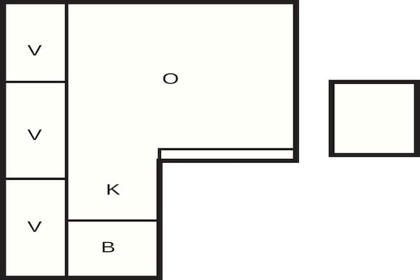 Foto van 4 sterren vakantie huis in Slagelse - Vakantiehuis in Slagelse - FloorPlan