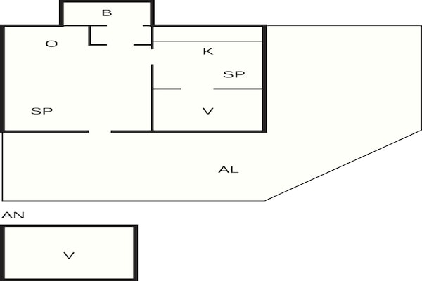 Foto van 6 Personen vakantie huis in LÖTTORP - Vakantiehuis in LÖTTORP - FloorPlan