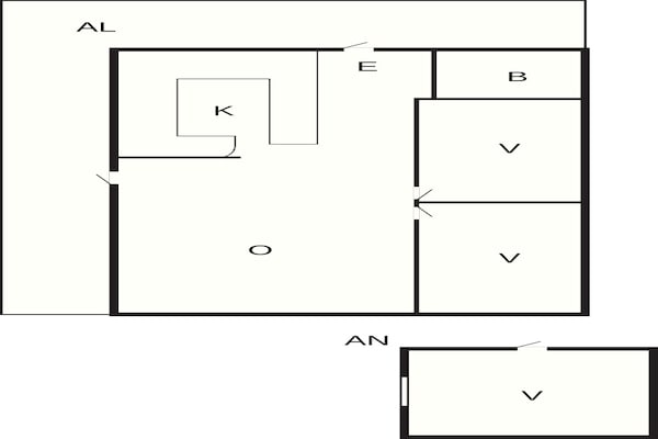 Foto van 6 Personen vakantie huis in HENÅN - Vakantiehuis in HENÅN - FloorPlan