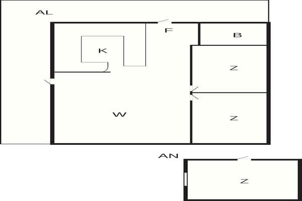 Foto van 6 Personen vakantie huis in HENÅN - Vakantiehuis in HENÅN - FloorPlan