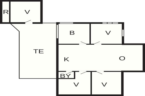 Foto van 4 sterren vakantie huis in Svendborg - Vakantiehuis in Svendborg - FloorPlan
